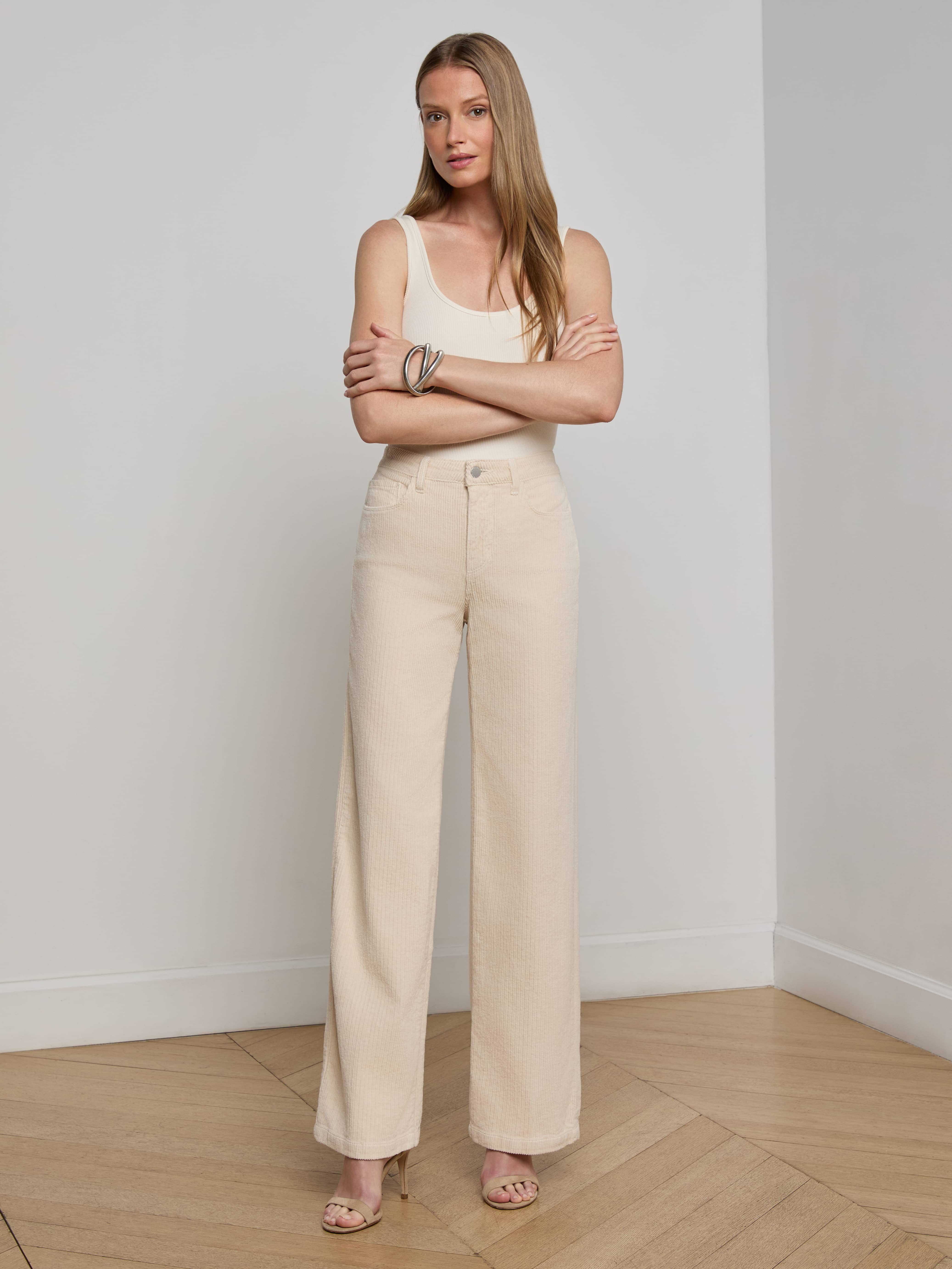 Scottie Corduroy Wide-Leg Pant