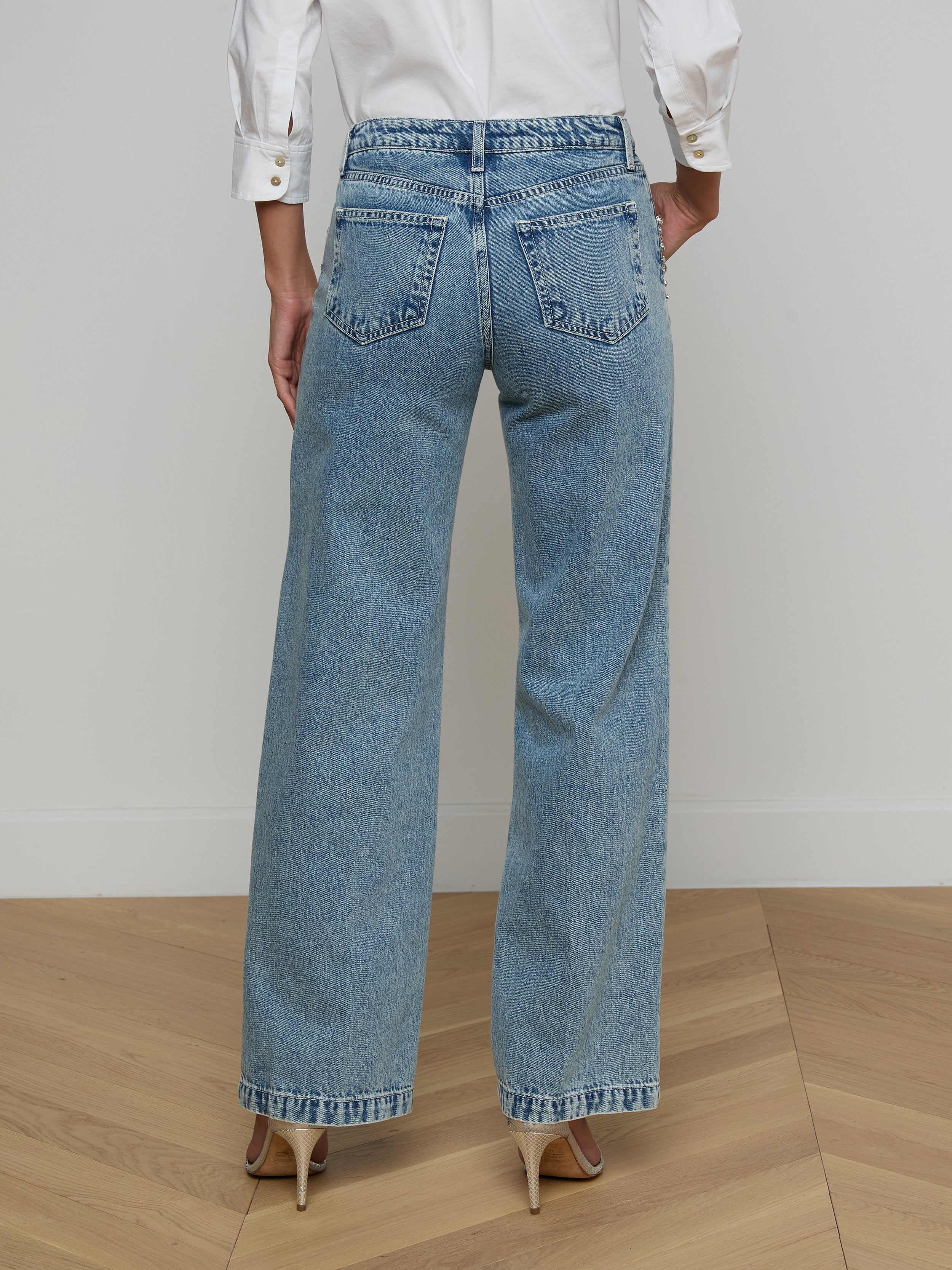 Scottie Embellished Wide-Leg Jean - Image 4