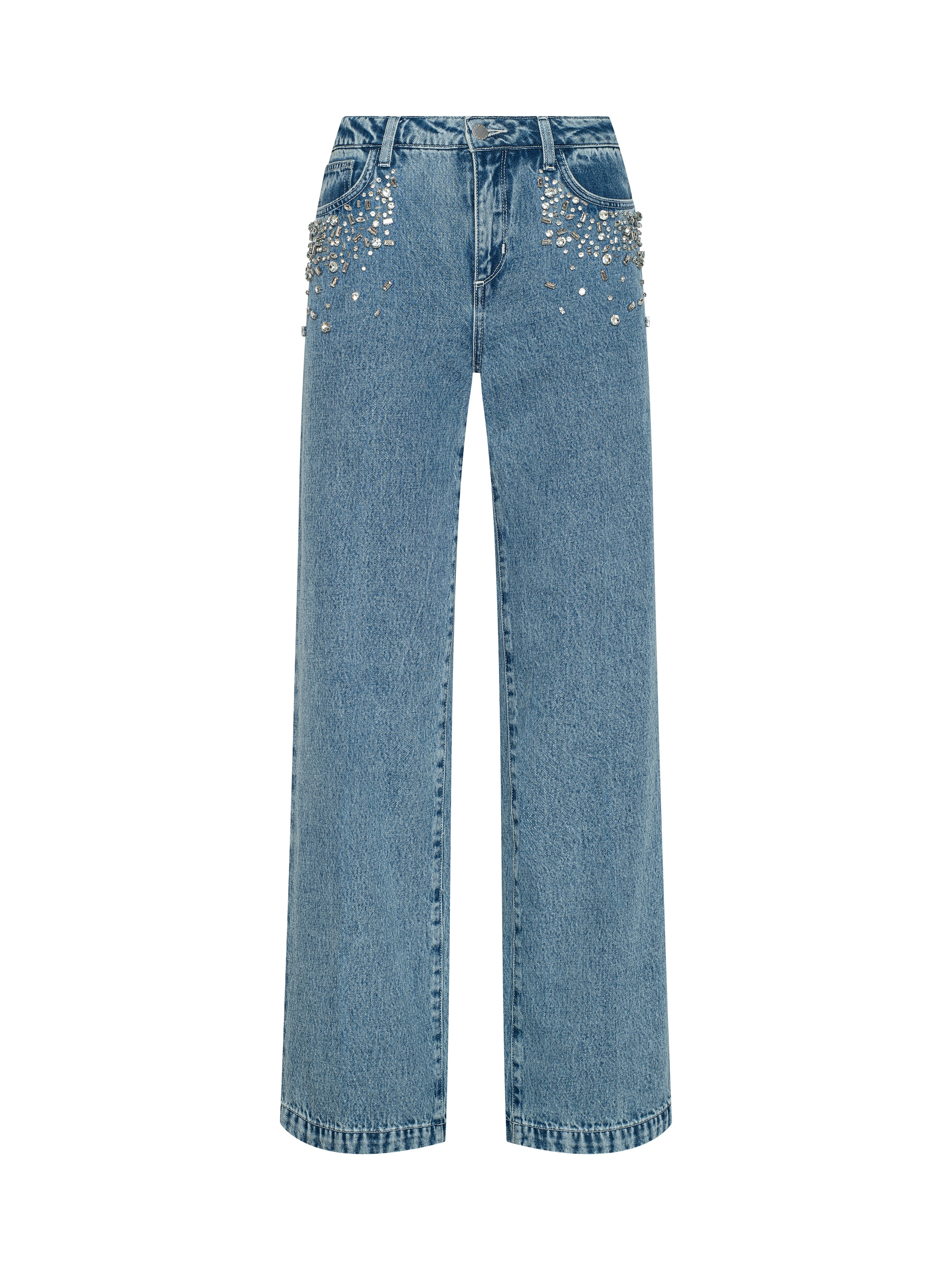 Scottie Embellished Wide-Leg Jean - Image 6