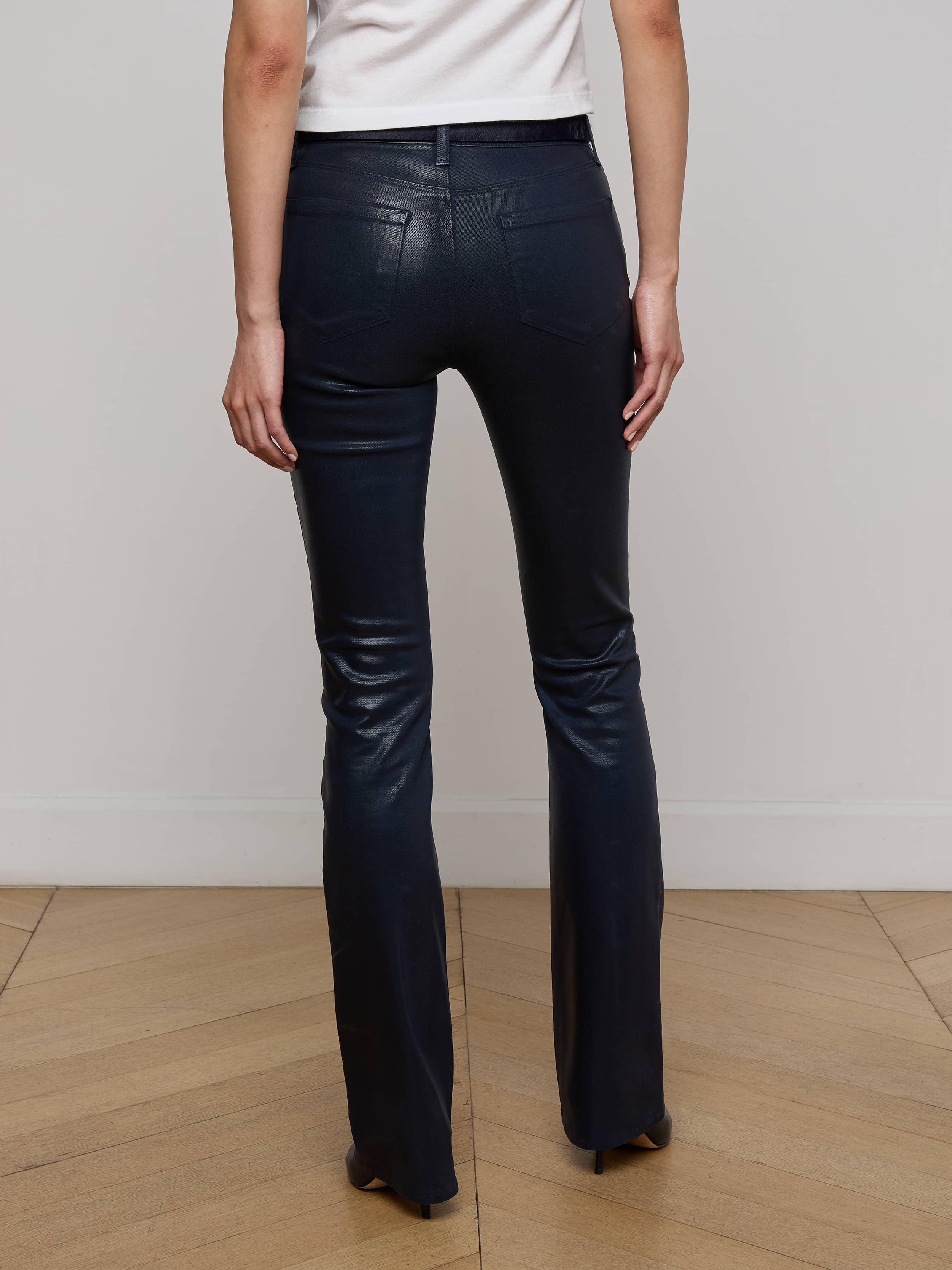 Selma Coated Bootcut Jean - Image 4