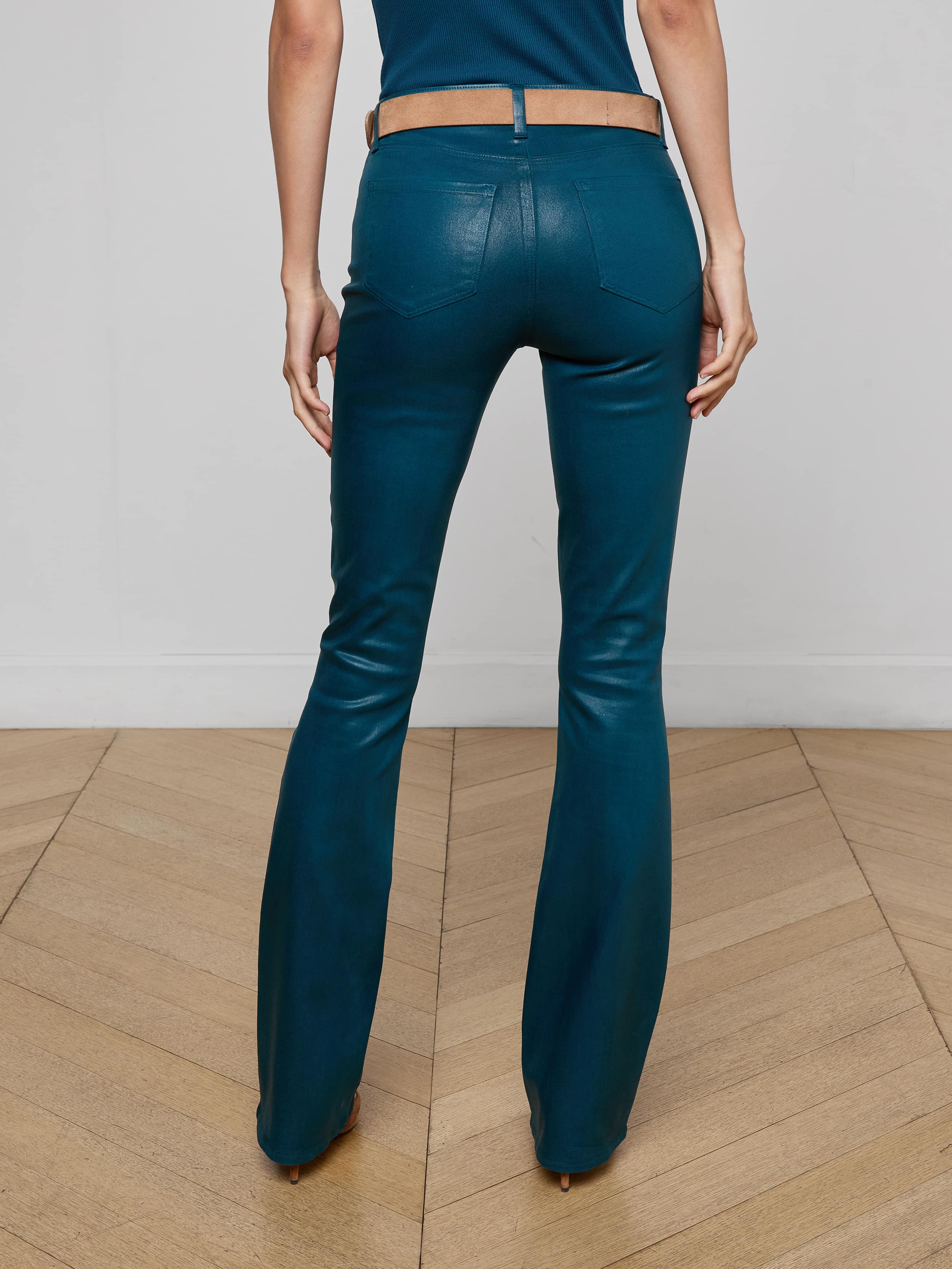 Selma Coated Bootcut Jean - Image 4