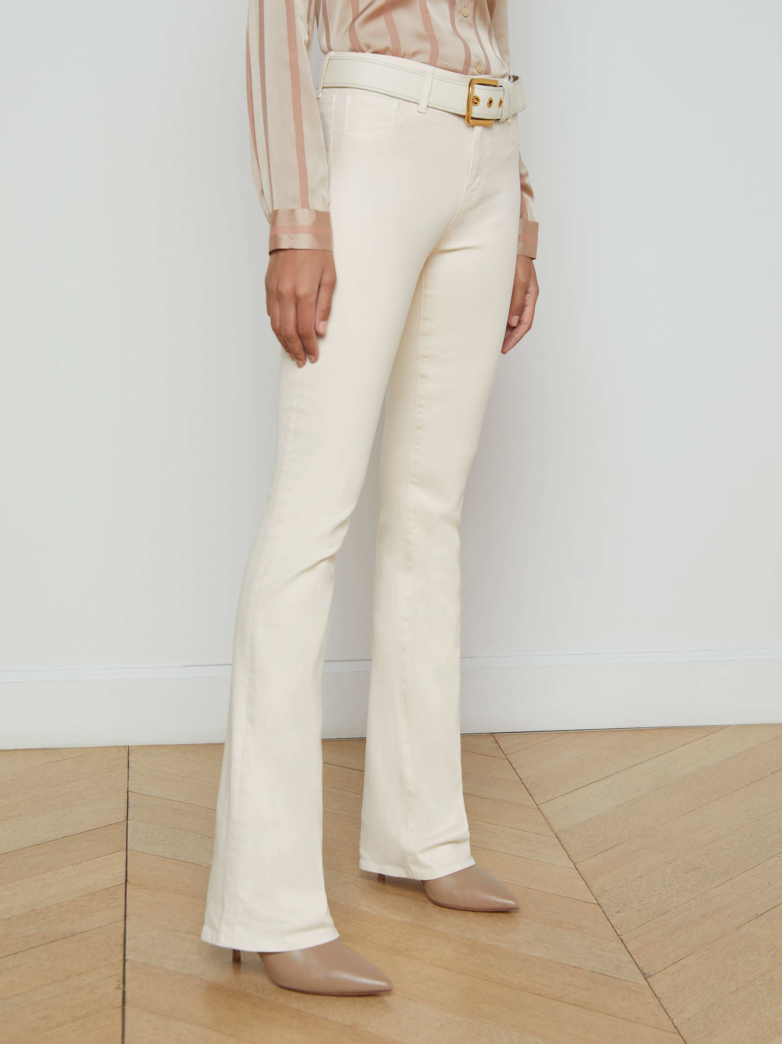 Selma Coated Bootcut Jean - Image 3