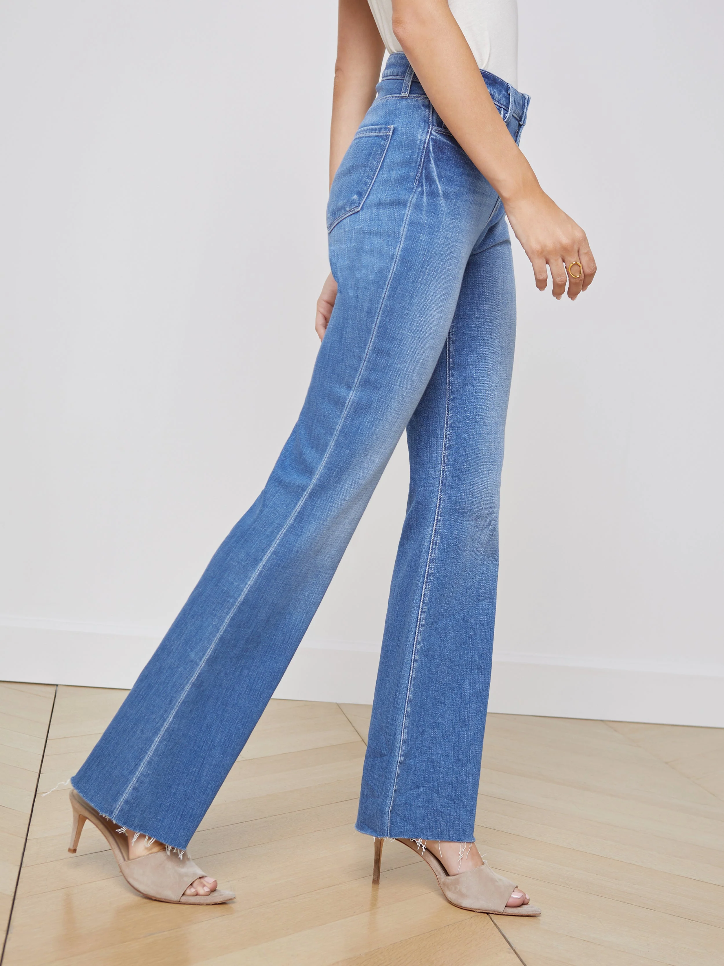 Sera Sneaker Flare Jean - Image 2