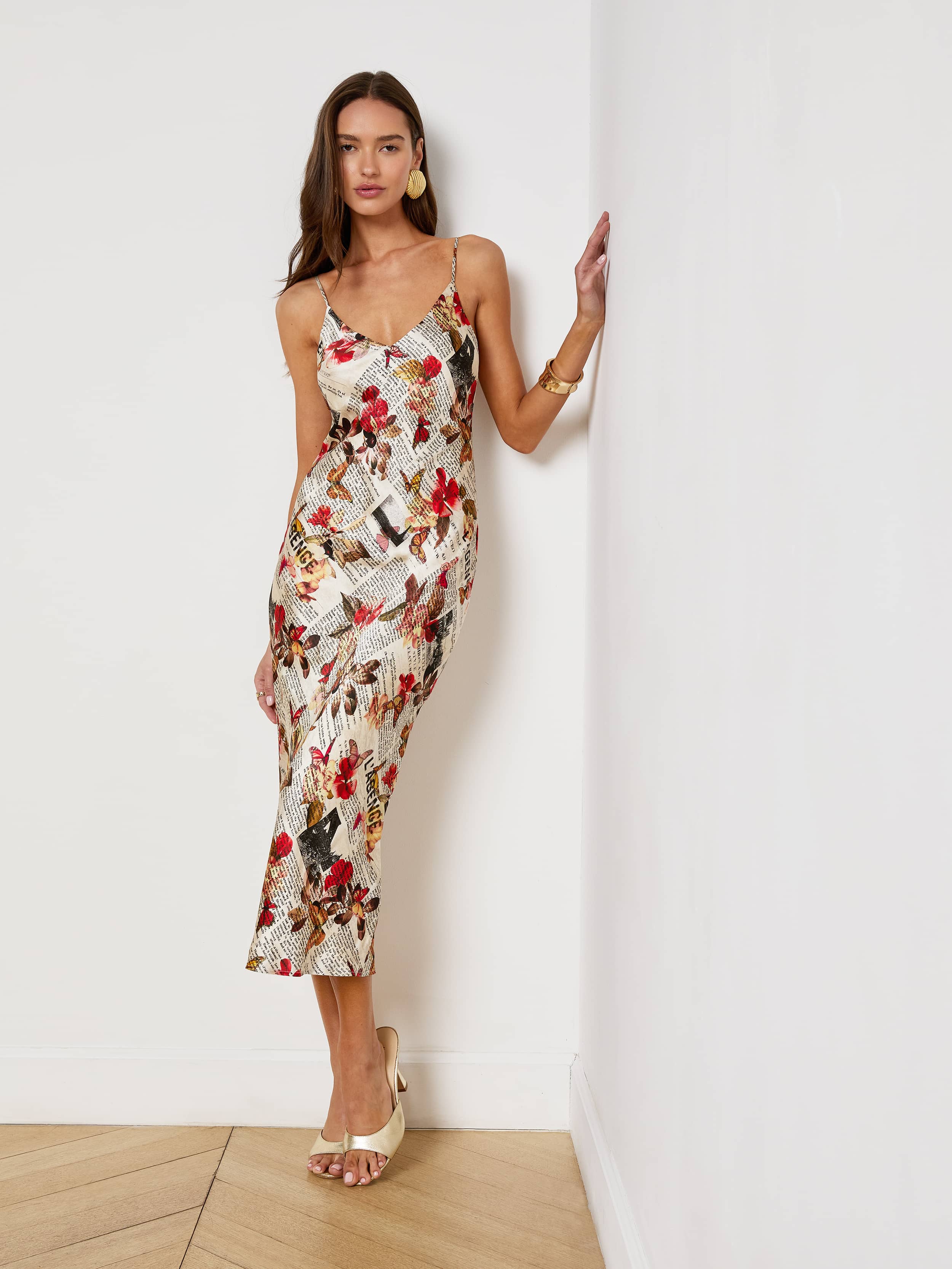 Seridie Silk Slip Dress - Image 4