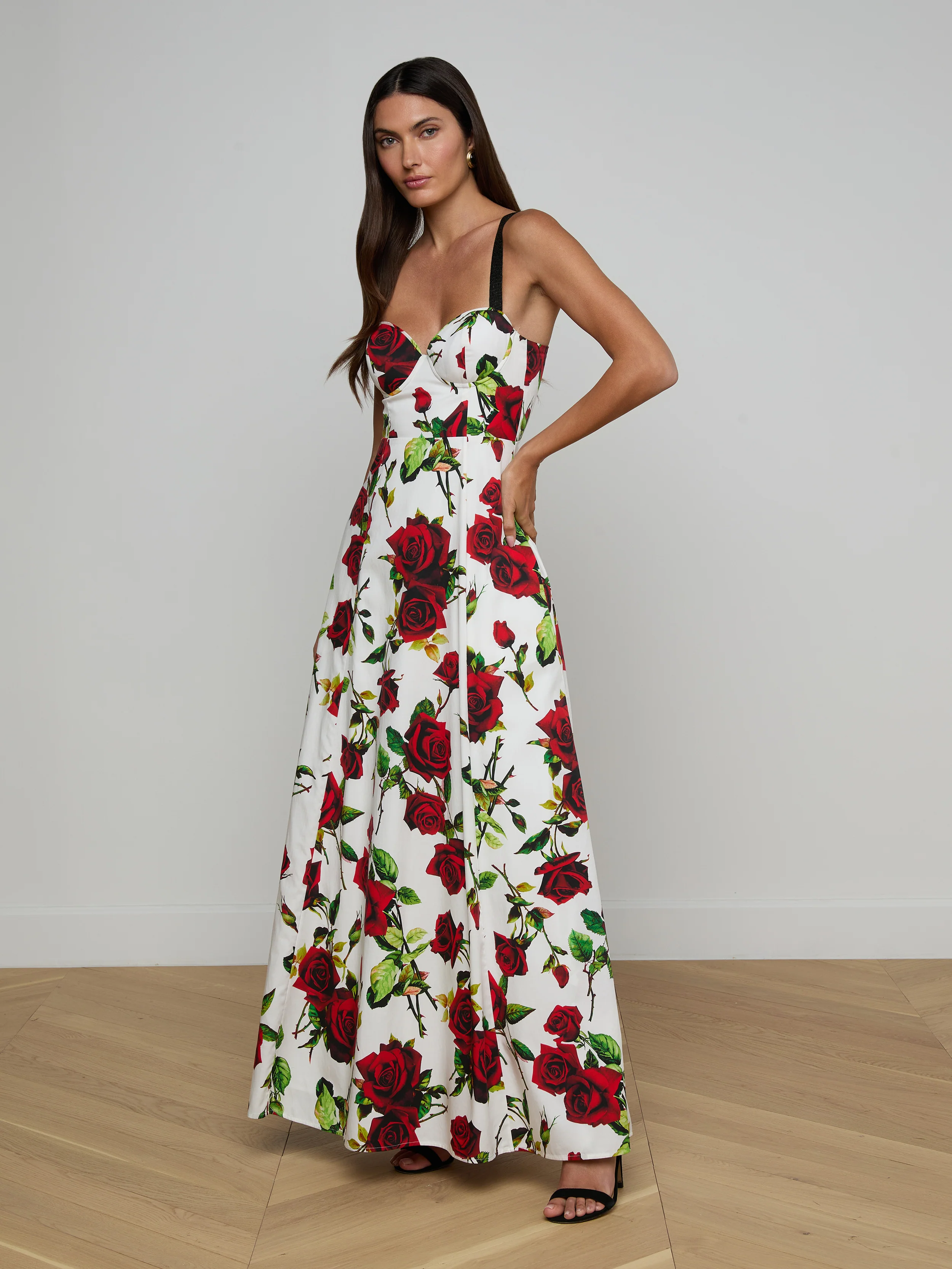 Sutton Beaded Strap Gown - Image 2