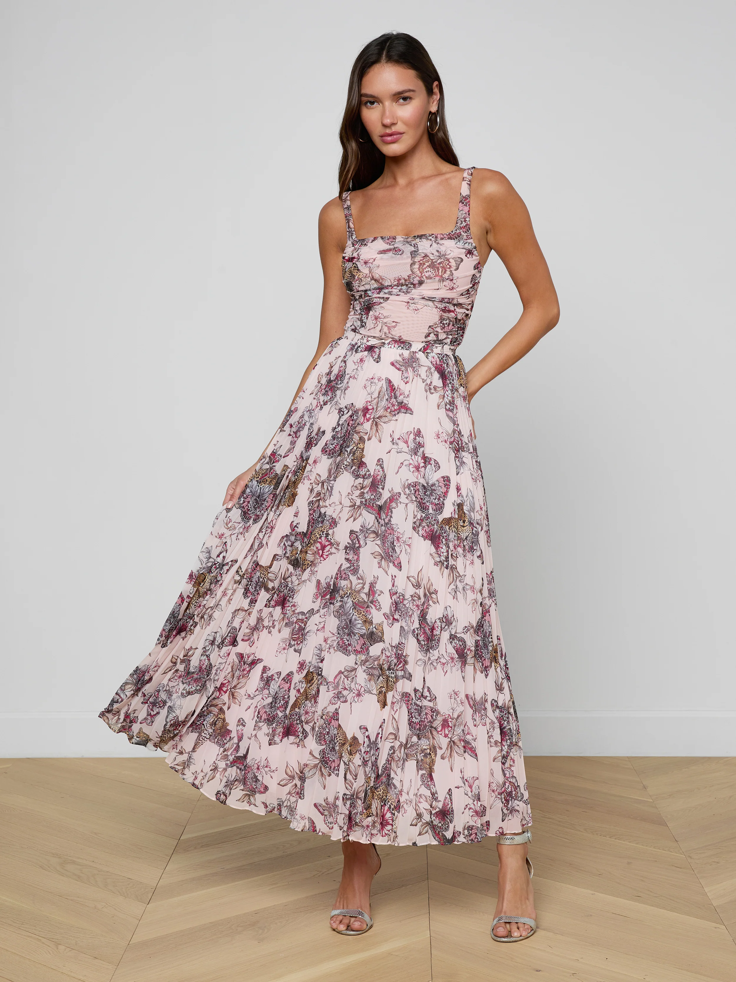 Torin Pleated Maxi Skirt