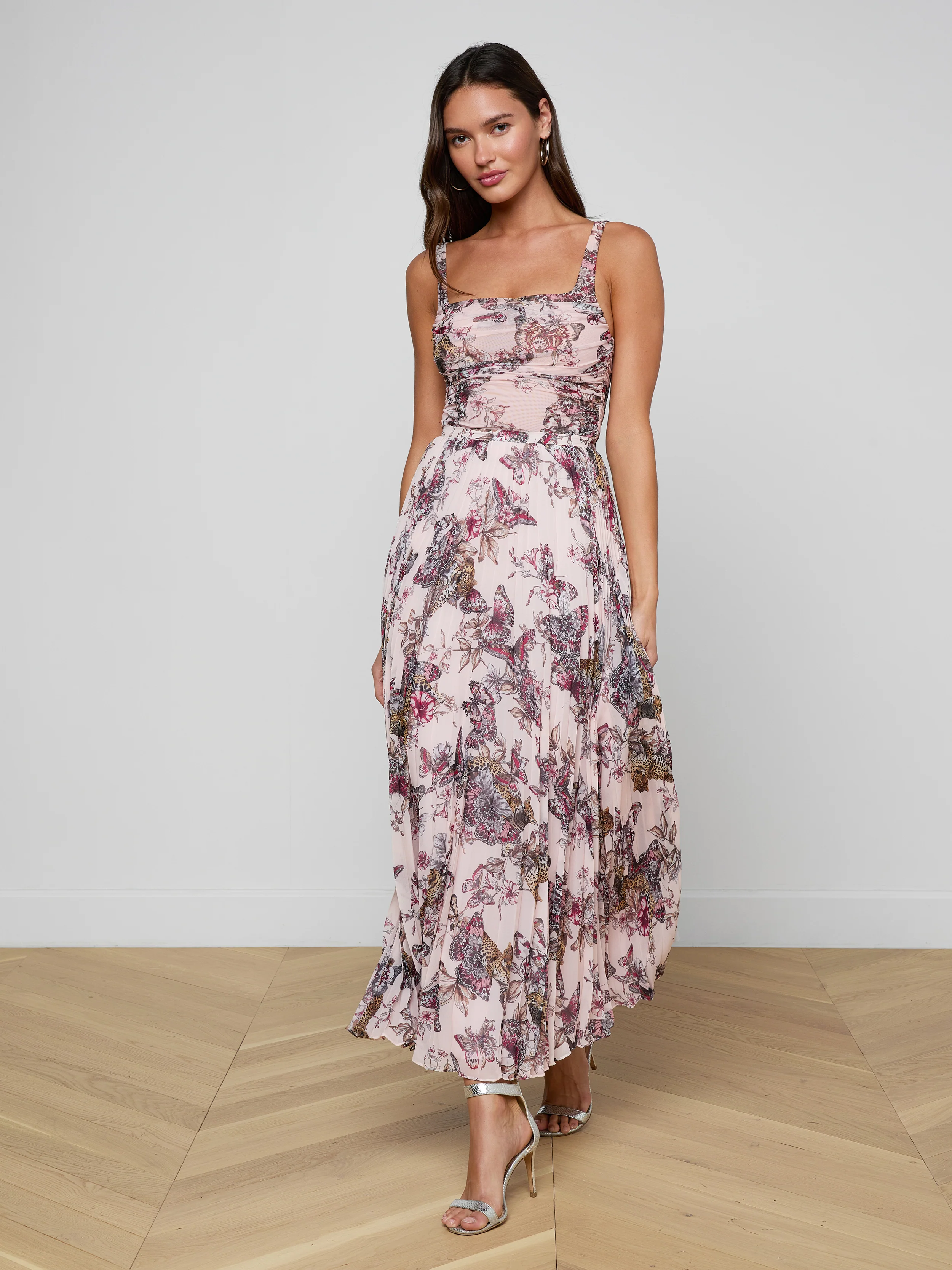 Torin Pleated Maxi Skirt - Image 2