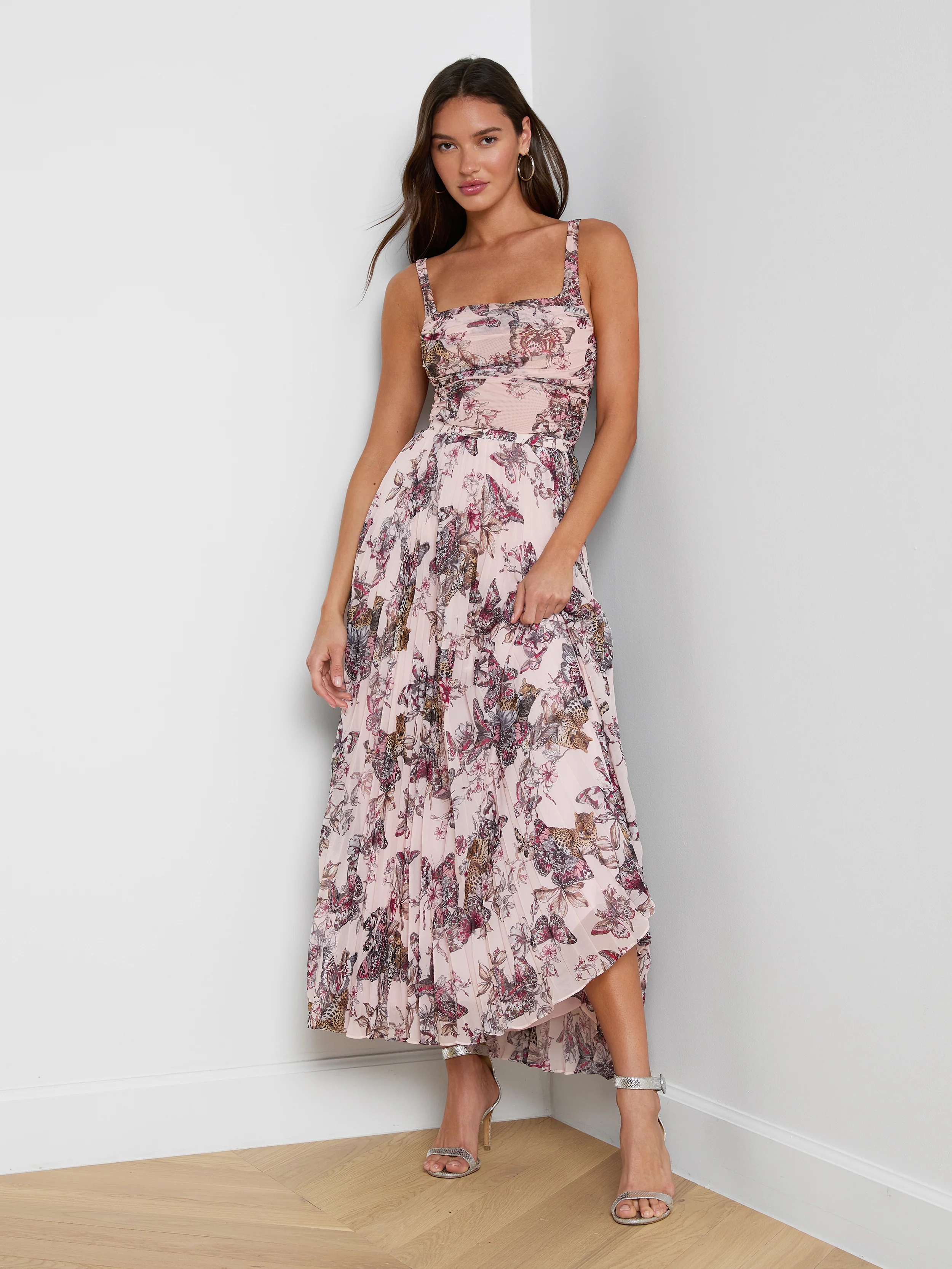 Torin Pleated Maxi Skirt - Image 6
