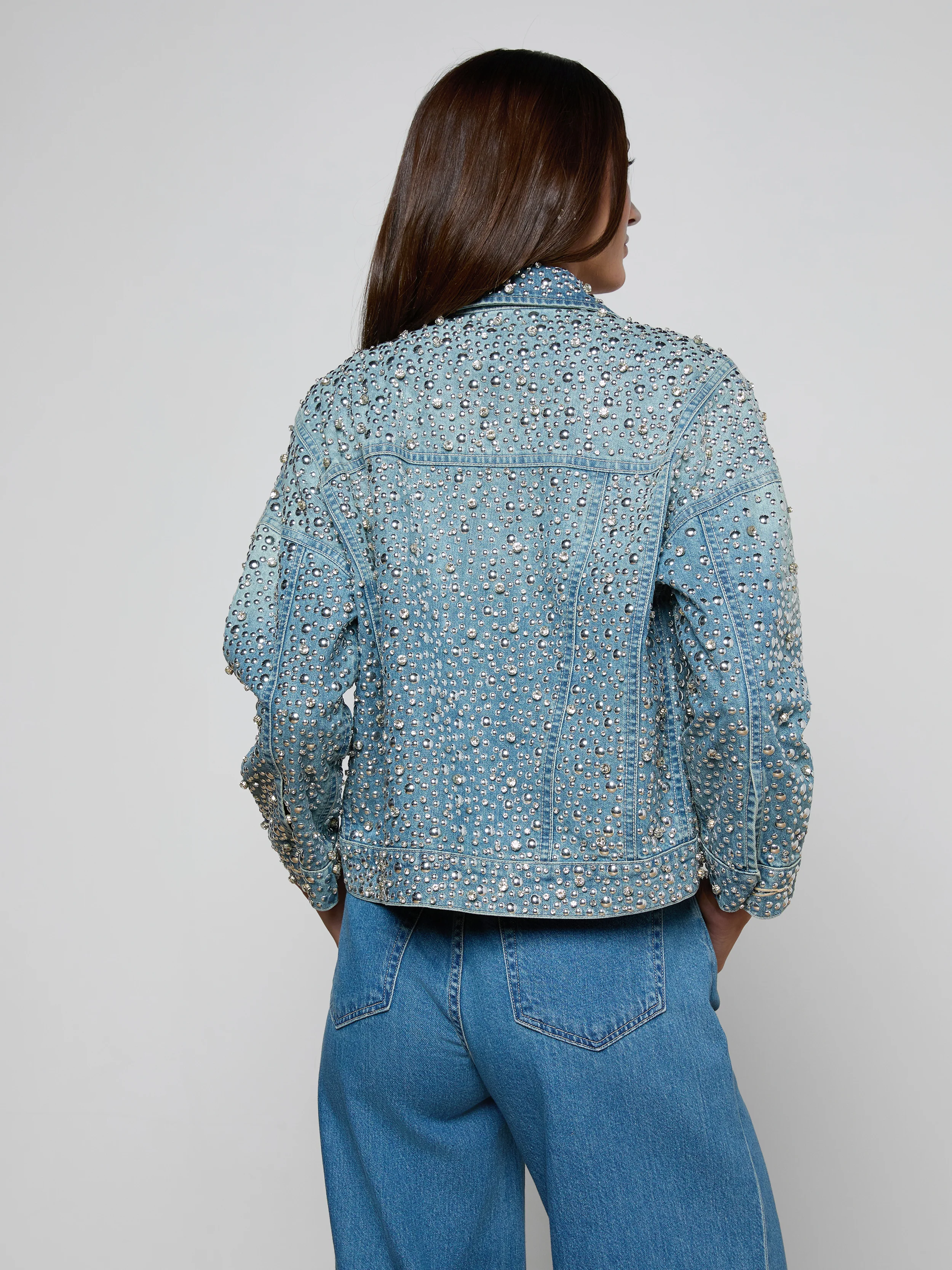 Vangie Embellished Jean Jacket - Image 5