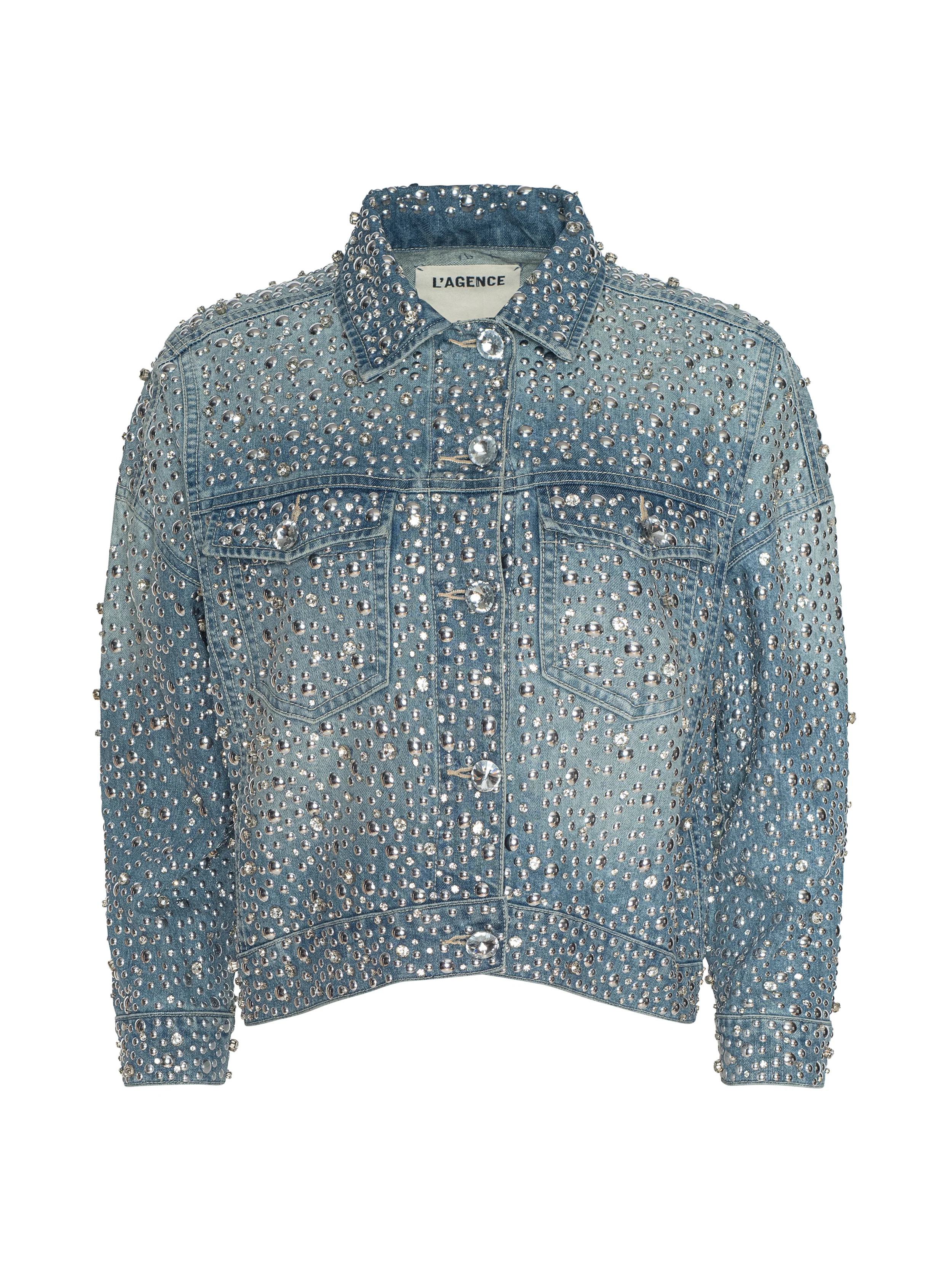 Vangie Embellished Jean Jacket - Image 6